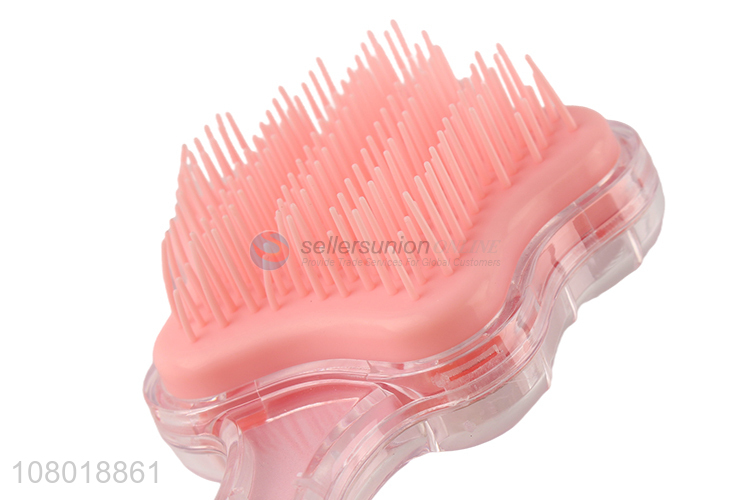 Best seller cartoon print massage comb for ladies hairdressing comb