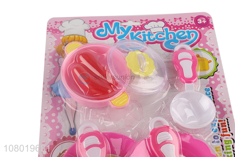 Wholesale cheap kitchen toys pretend play toys dinnerware set toy