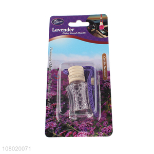 Custom Lavender Scented Air Freshener Hanging Car Perfume