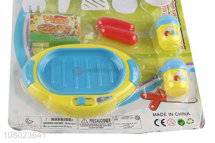 Hot sale plastic children kitchen tableware toys for gifts