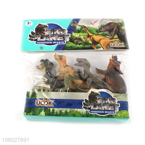 Low price wholesale creative boxed dinosaur model toy set