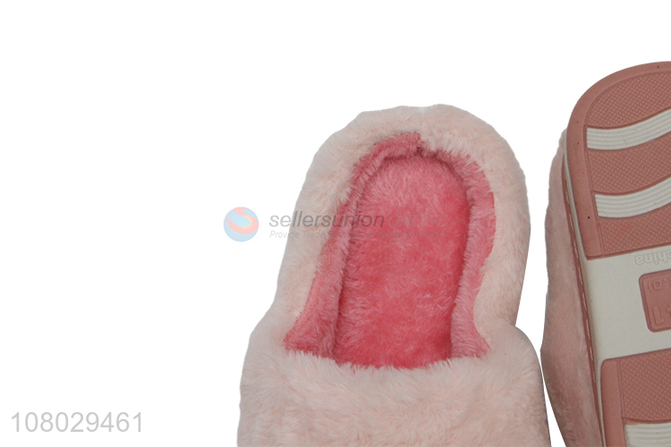 China products women winter warm plush slipper ladies indoor slippers