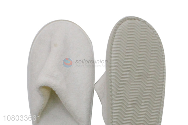 Hot sale disposable spa slipper fluffy indoor slipper for travel hotel