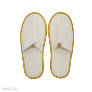 Wholesale cheap closed toe non-slip disposable hotel slippers for travel