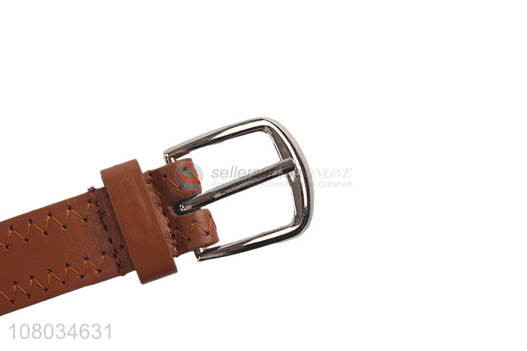 Fashion Design Leather Belt Ladies Casual Belt