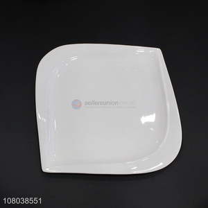 Hot Selling White Ceramic Plate Household Kitchen Tableware