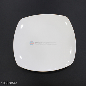 Yiwu Market White Ceramic Plate Household Kitchen Tableware