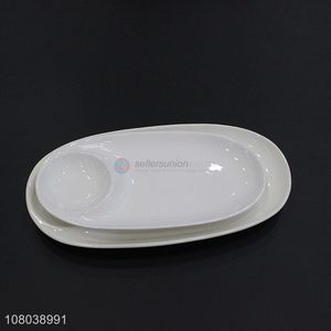 Yiwu wholesale creative sushi plate hotel ceramic tableware