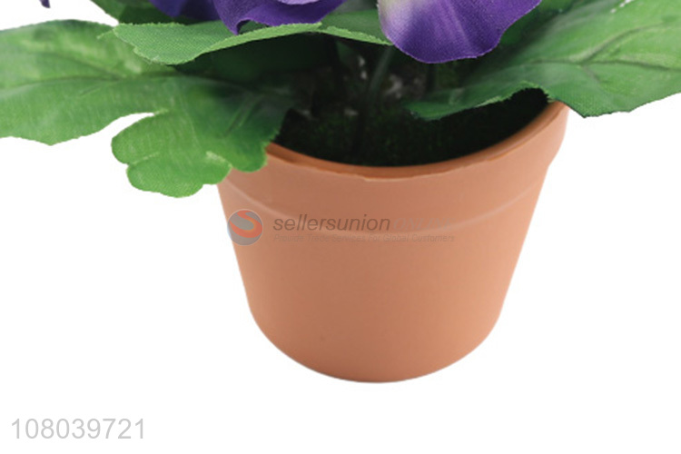 Good Sale Artificial Flower Simulation Potted Plants For Decoration