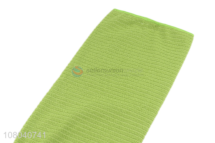 New product green polyester cleaning towel for household kitchen