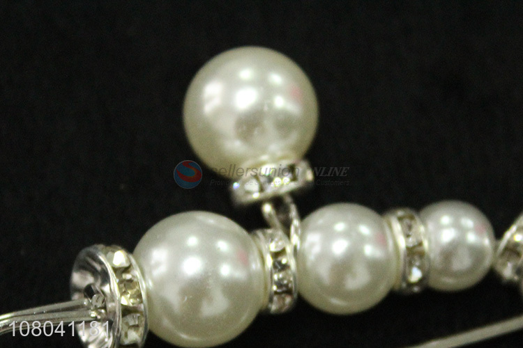 New design delicate clothing decoration pearls brooch