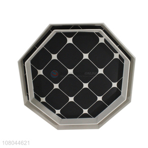 Delicate Design Octagonal Tray Multipurpose Melamine Tray