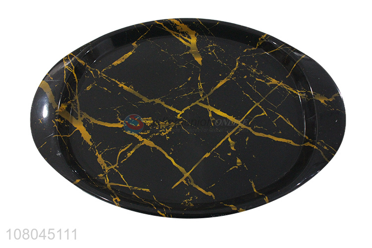 Best Sale Marbling Melamine Tray Fashion Coffee Tray