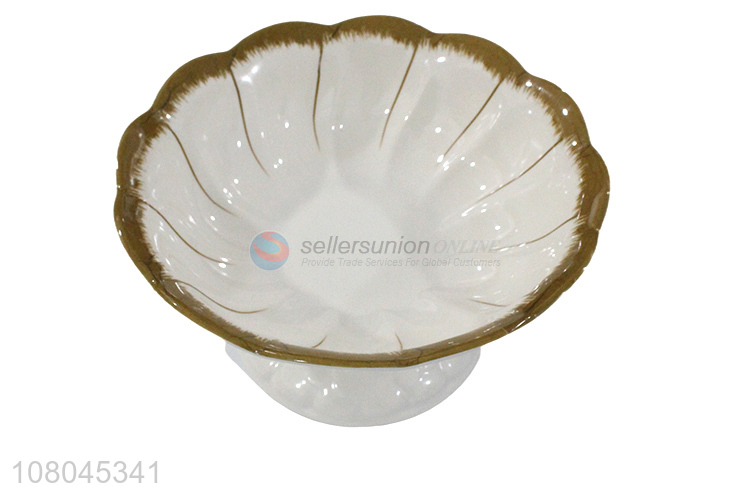 Hot Selling Fashion Melamine Fruit Tray With Base