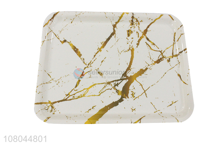 Fashion Marbling Melamine Tray Fast Food Trays Serving Platters