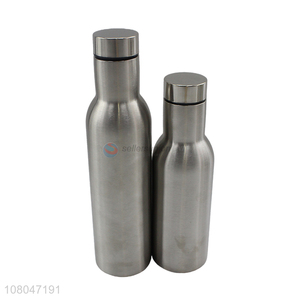 China factory large capacity portable stainless steel water bottle