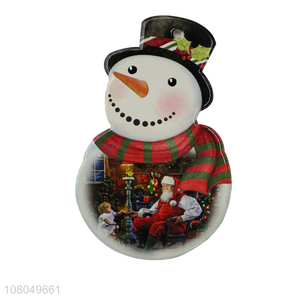 Best Price Christmas Snowman Shape Table Mat Ceramic Placemat