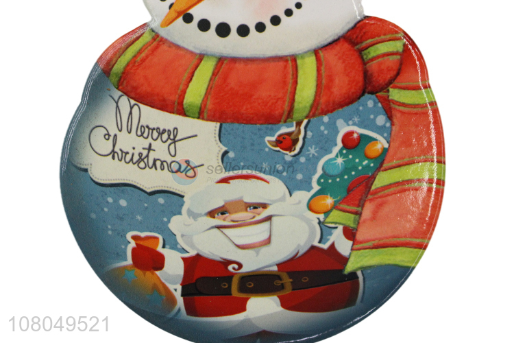 Good Sale Colorful Snowman Shape Placemat Ceramic Heat Pad