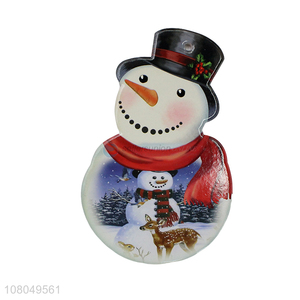 New Style Snowman Shape Place Mat Ceramic Heat Pad