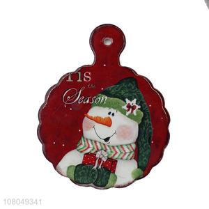 Cute Printing Ceramic Placemat Christmas Decoration Table Mat