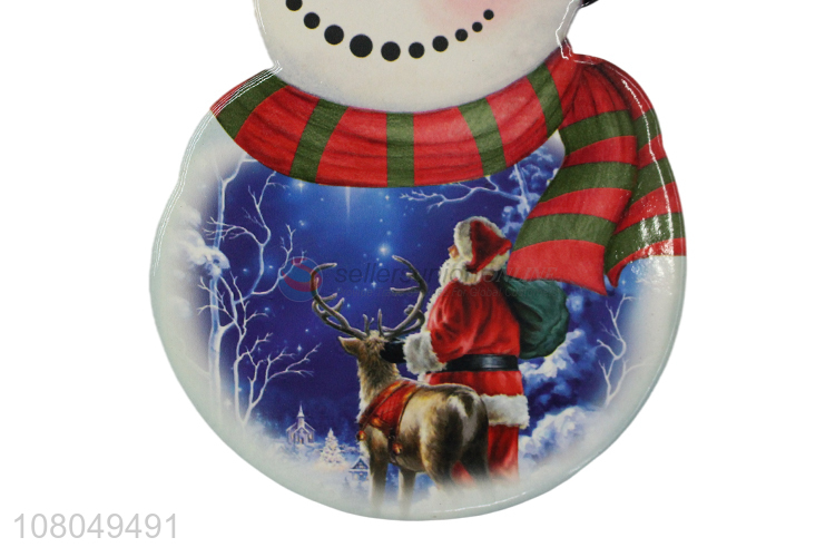 New Design Snowman Shape Ceramic Placemat Pot Pad