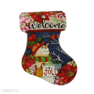 Popular Color Printing Sock Shape Placemat Potholder