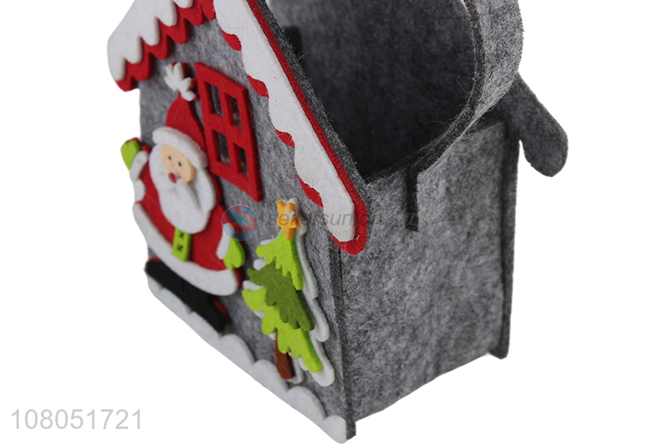 Hot products creative felt christmas candy hand bag