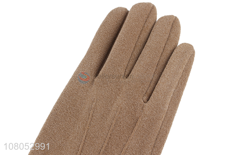 Hot sale winter outdoor windproof touch screen ladies gloves