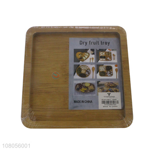 Good quality square natural color fruit tray for sale