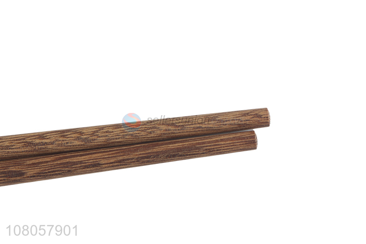 Top product wooden chopsticks wenge chopsticks with silver head