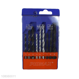 Factory price 9 pieces universal drill bit set for metal tiles bricks