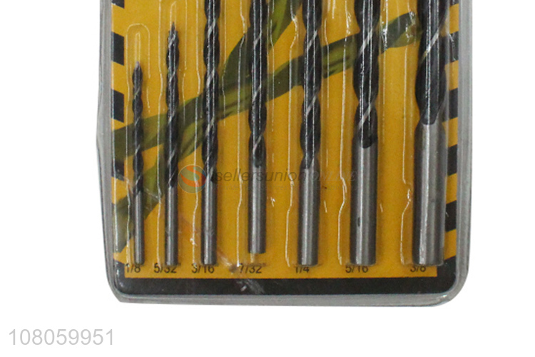 China wholesale 7 pieces drill bit set for wood plastic drilling