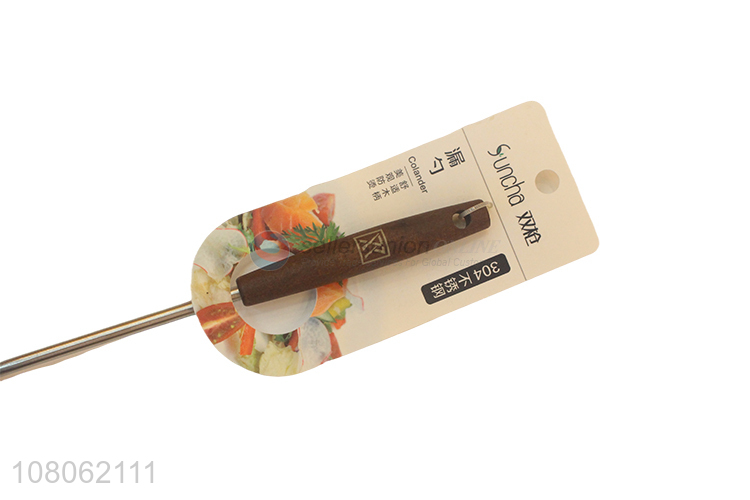 Wholesale Kitchen Accessories Slotted Ladle With Long Handle