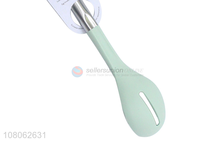 Yiwu wholesale household slotted ladle with stainless steel handle