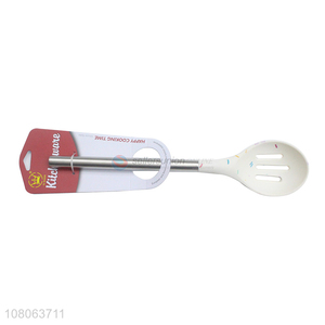 Popular products household silicone slotted ladle for sale