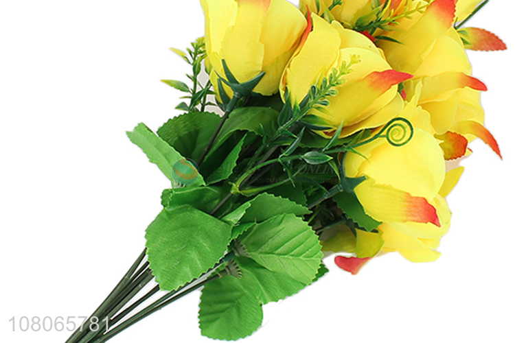 Hot selling natural plastic artificial flower for decoration