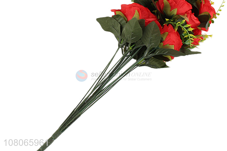 Yiwu market plastic artificial flower fake flower for decoration