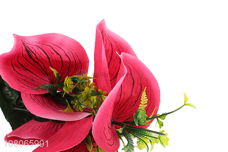 High quality waterproof plastic artificial flower for sale