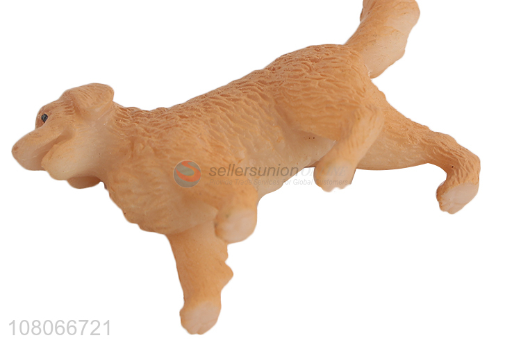 Hot Selling PVC Dog Simulation Animal Model Toy