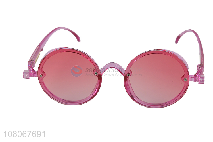 China products stylish pink frame womens sunglasses plastic sunglasses