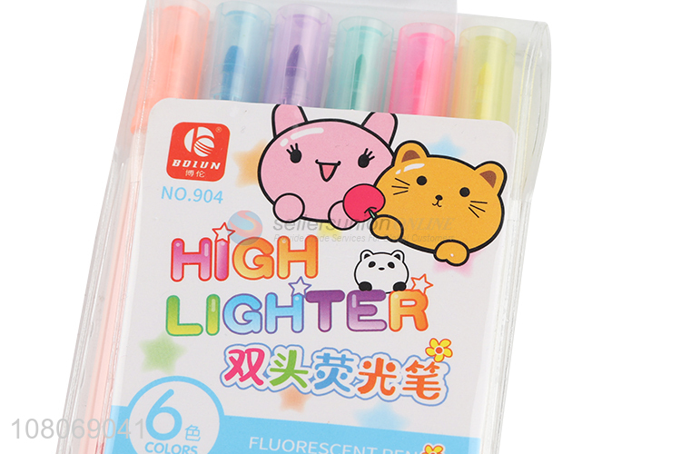 China factory non-toxic highlighter pen for stationery