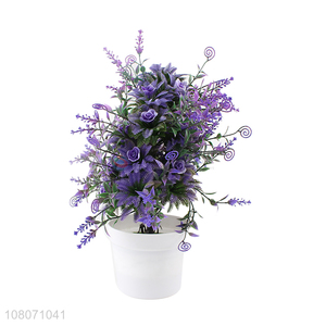 Online wholesale purple artificial flower for home decoration