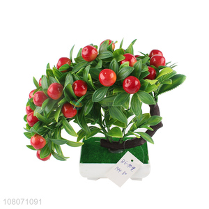 New arrival artificial fruit potted household decoration