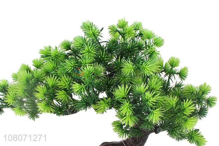 Good price green artificial bonsai living room ornaments wholesale