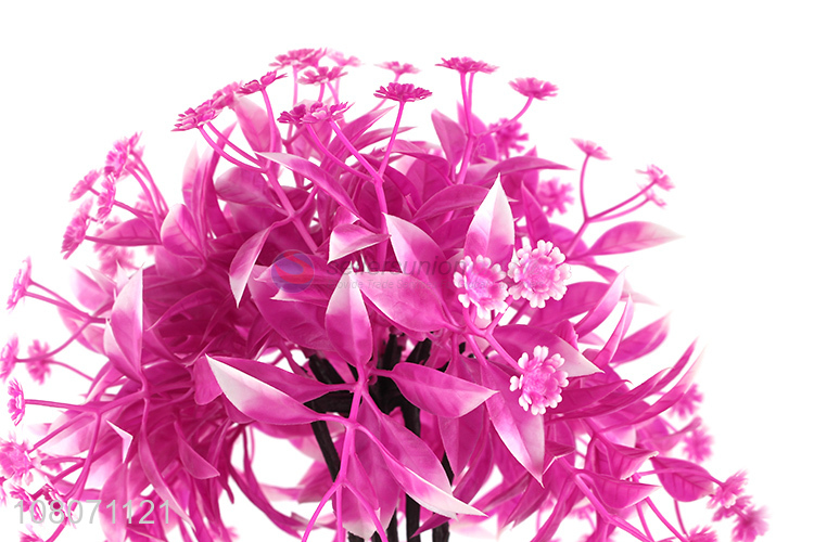 New products pink plastic artificial flower bonsai for sale