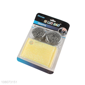 Low price wholesale silver cleaning ball set for kitchen