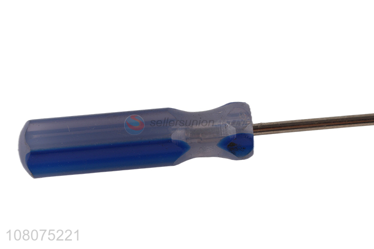 Factory supply cheap plastic handle straight screwdriver