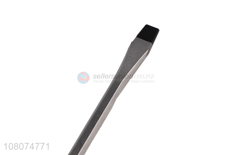 Private label cheap plastic handle straight screwdriver