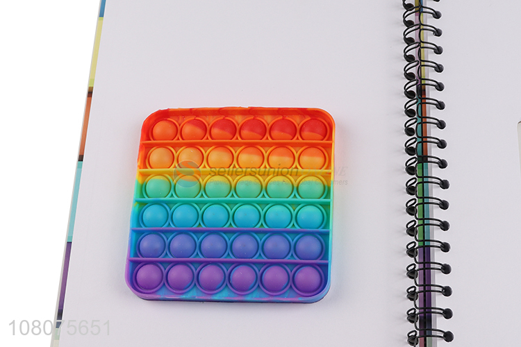 Best Sale Colorful Push Bubble Coil Notebook