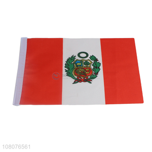 Factory wholesale Peru country flags mini flags for decoration